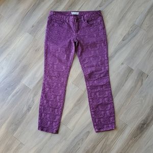 Free People Textured Ankle Pants Size 28